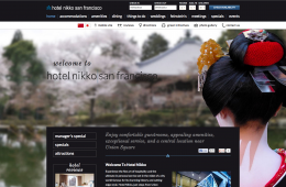 Hotel NikkoDesktop Site Build
