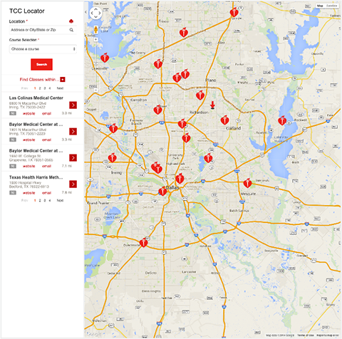 American Heart AssociationResponsive Training Center Locator